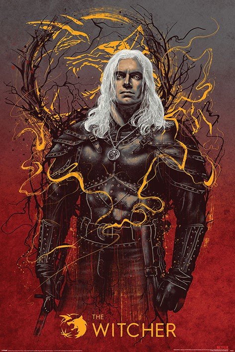 Plagát - Zaklínač, The Witcher (Geralt the Wolf)