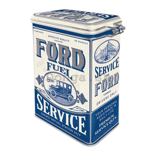 Plechová dóza s klipom - Ford Fuel Service