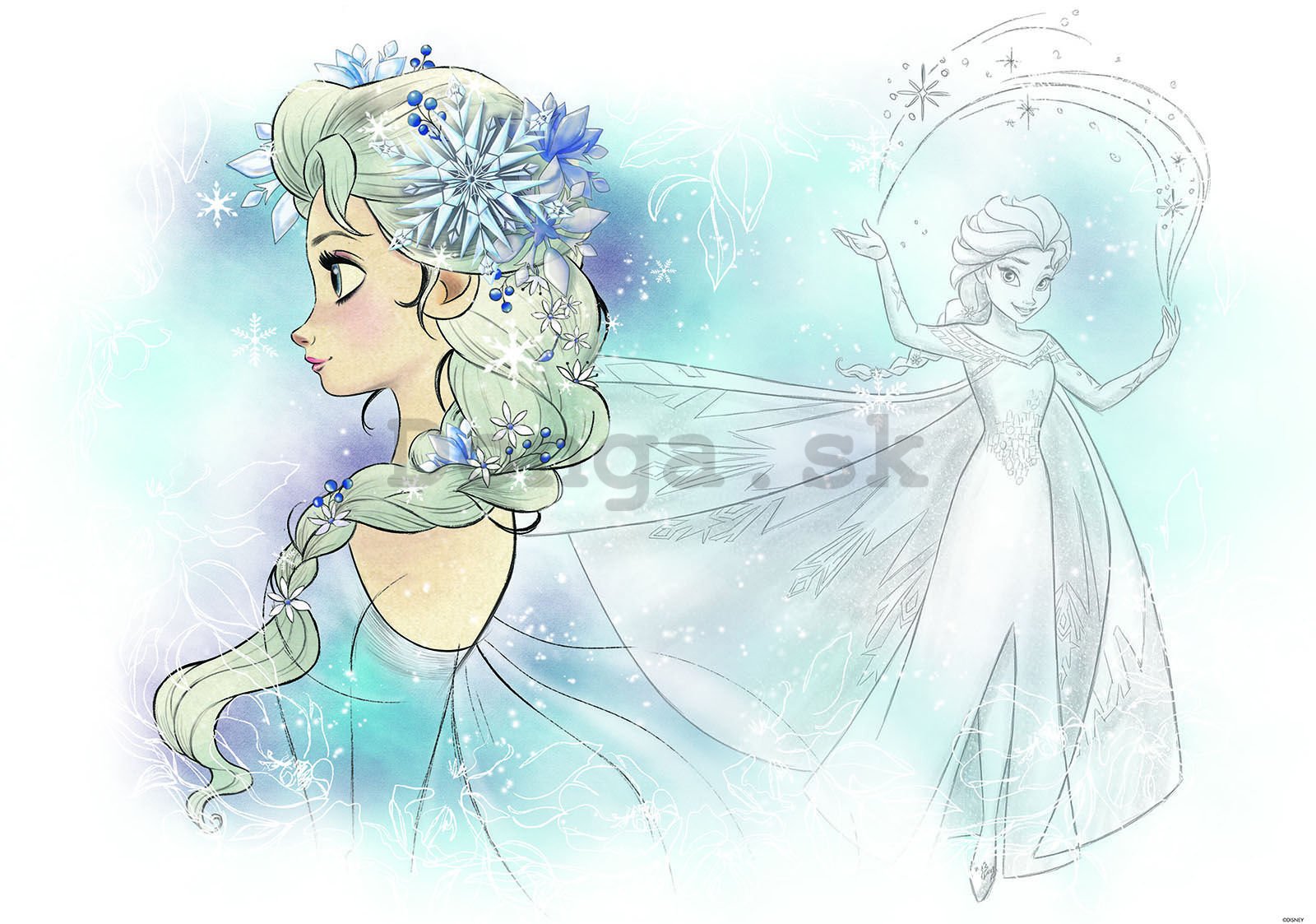 Fototapeta vliesová: Frozen Elsa (2) - 368x254 cm
