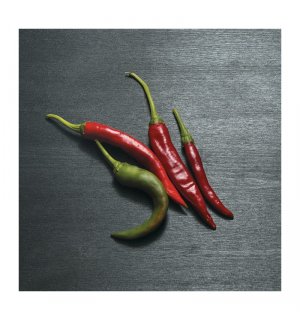 Obraz na plátne: Chilli papričky - 30x30 cm