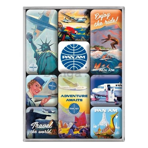 Sada magnetov - Pan Am (Travel The World Posters)