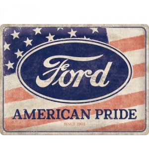 Plechová ceduľa: Ford American Pride - 40x30 cm