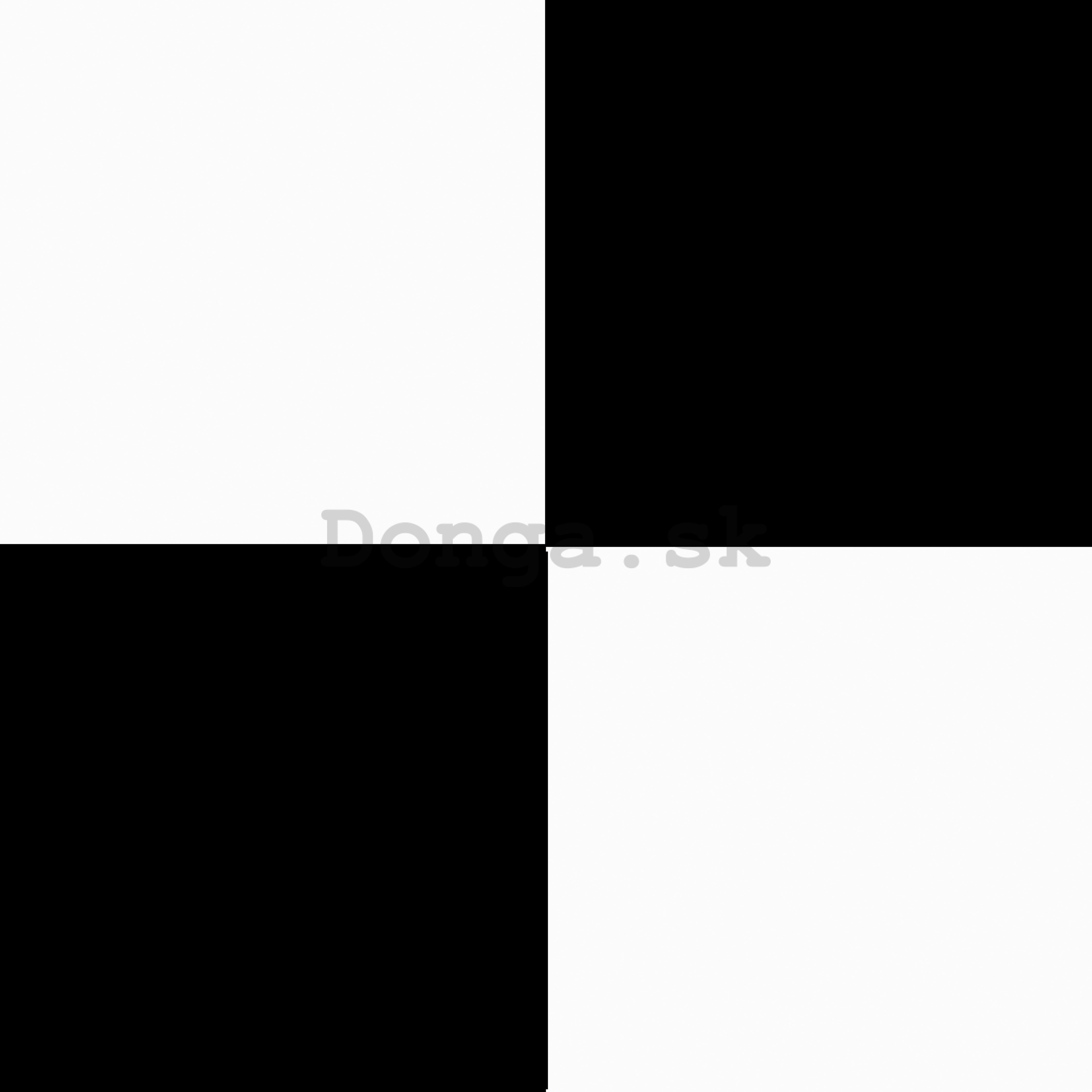 Vinylová tapeta čierno biele kocky - šachovnice
