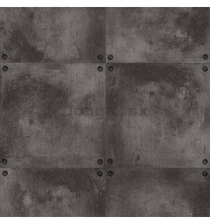 Vinylová tapeta betónový povrch tmavo šedý