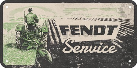 Závesná ceduľa: Fendt Field Service - 20x10 cm