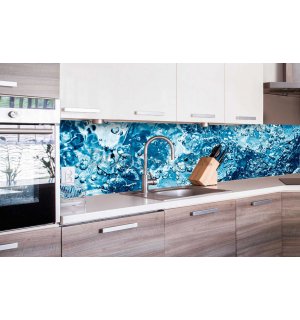 Samolepiaca umývateľná tapeta za kuchynskú linku - Perlivá voda, 260x60 cm