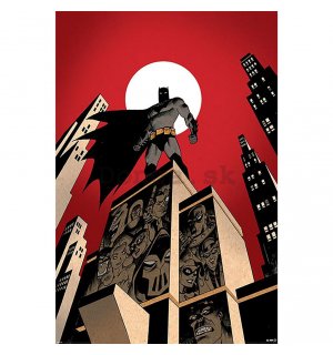 Plagát - The Batman (Villain Skyline)
