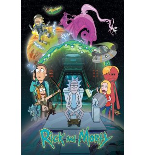 Plagát - Rick and Morty (Toilet Adventure)