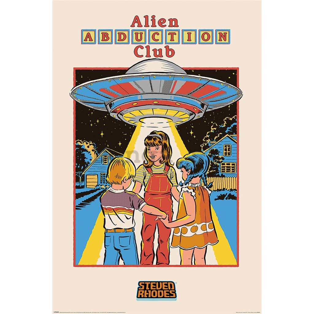 Plagát - Steven Rhodes, Alien Abduction Club