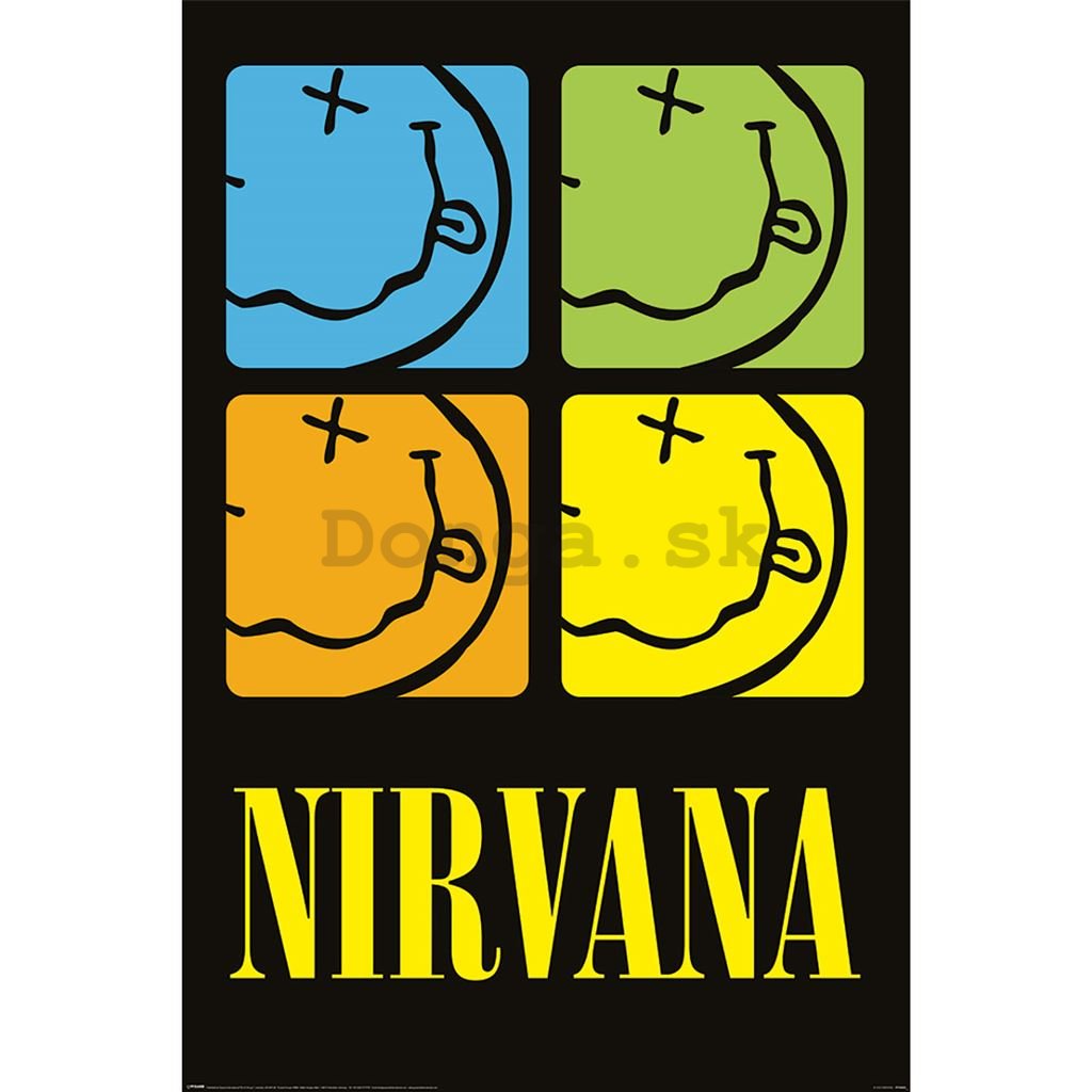 Plagát - Nirvana Smiley