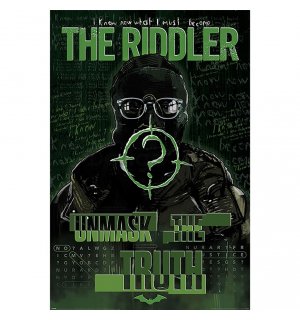 Plagát - The Riddler (Unmask the Truth)
