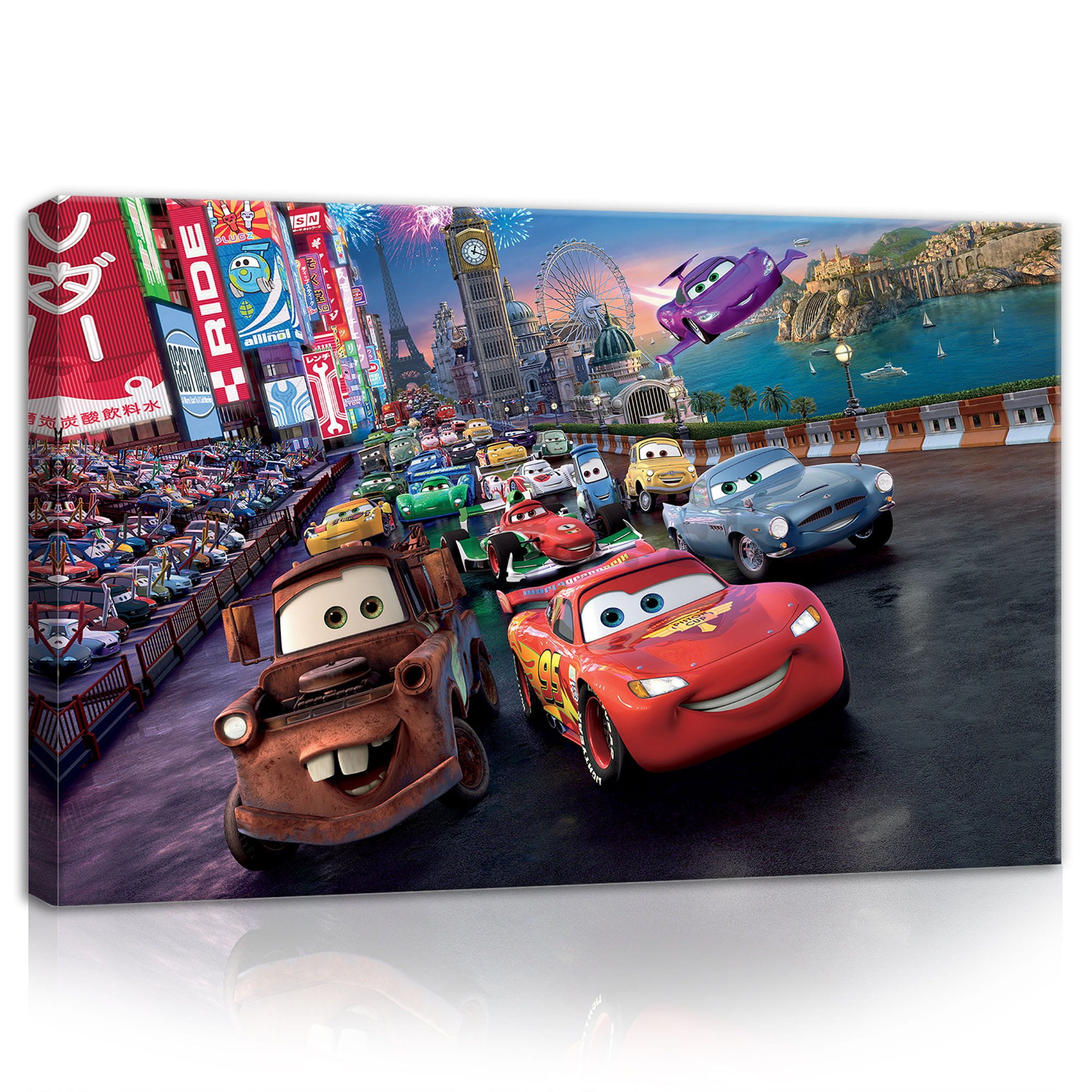 Obraz na plátne: Autá, Cars (Preteky) - 60x40 cm