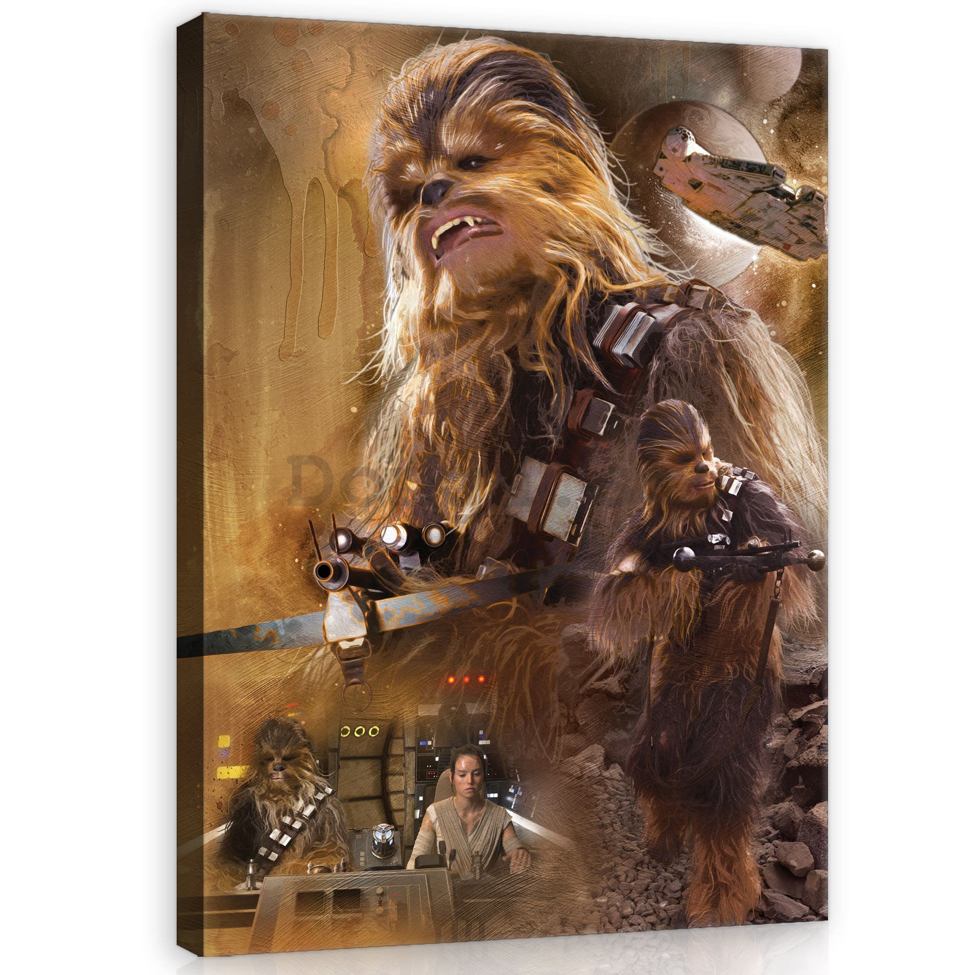 Obraz na plátne: Chewbacca - 75x100 cm