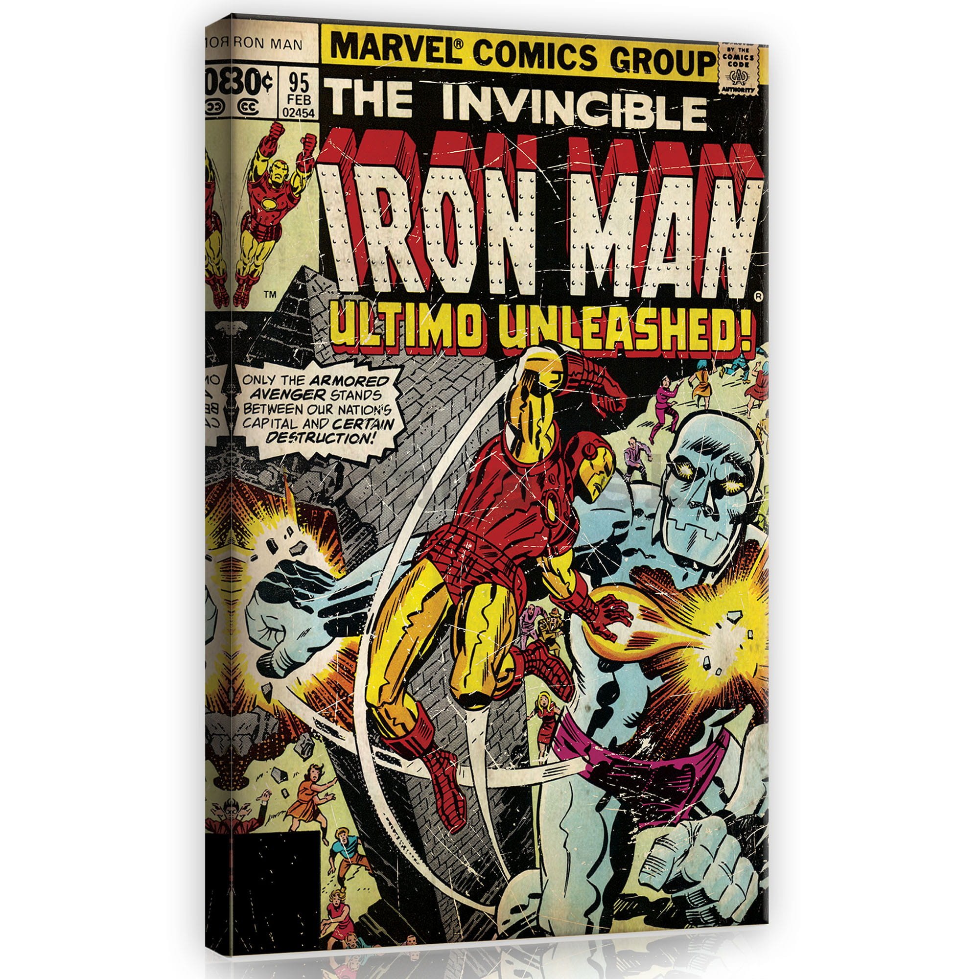 Obraz na plátne: The Invincible Iron Man Ultimo Unleashed - 40x60 cm