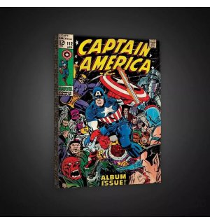 Obraz na plátne: Captain America (comics) - 40x60 cm