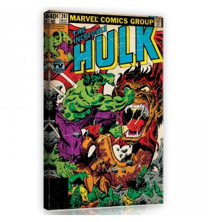 Obraz na plátne: The Incredible Hulk - 40x60 cm