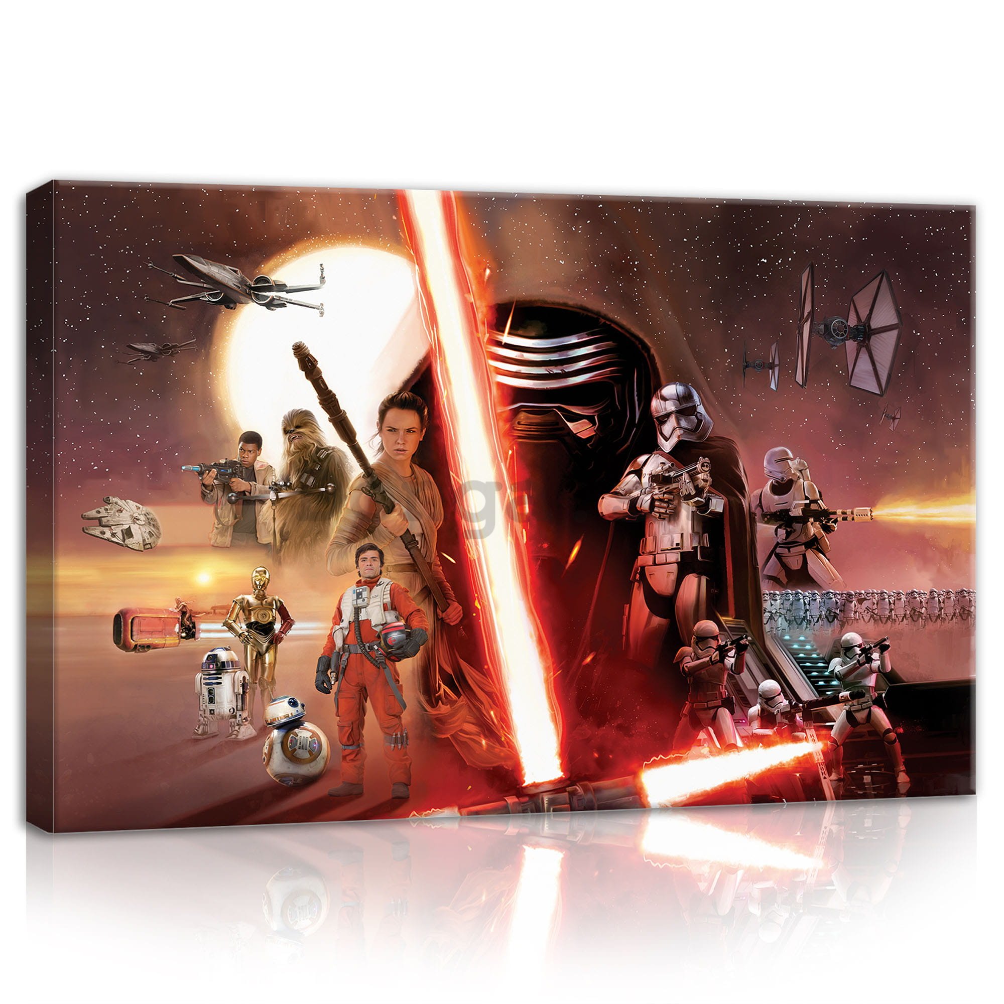 Obraz na plátne: Star Wars The Force Awakens (1) - 40x60 cm