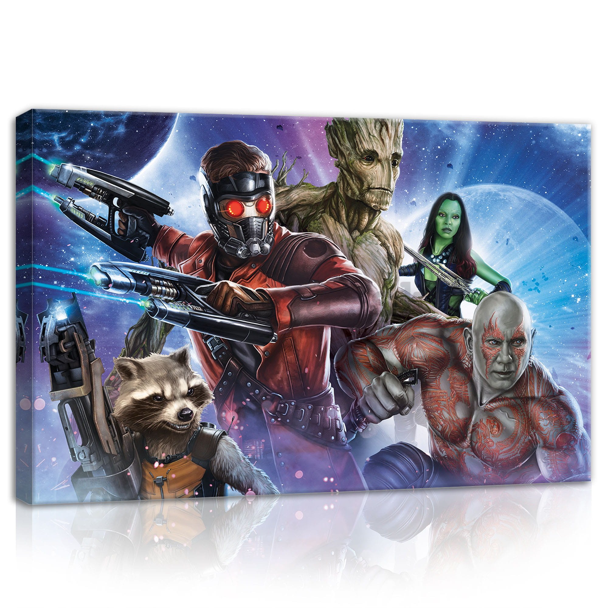 Obraz na plátne: Guardians of The Galaxy Team (1) - 60x40 cm
