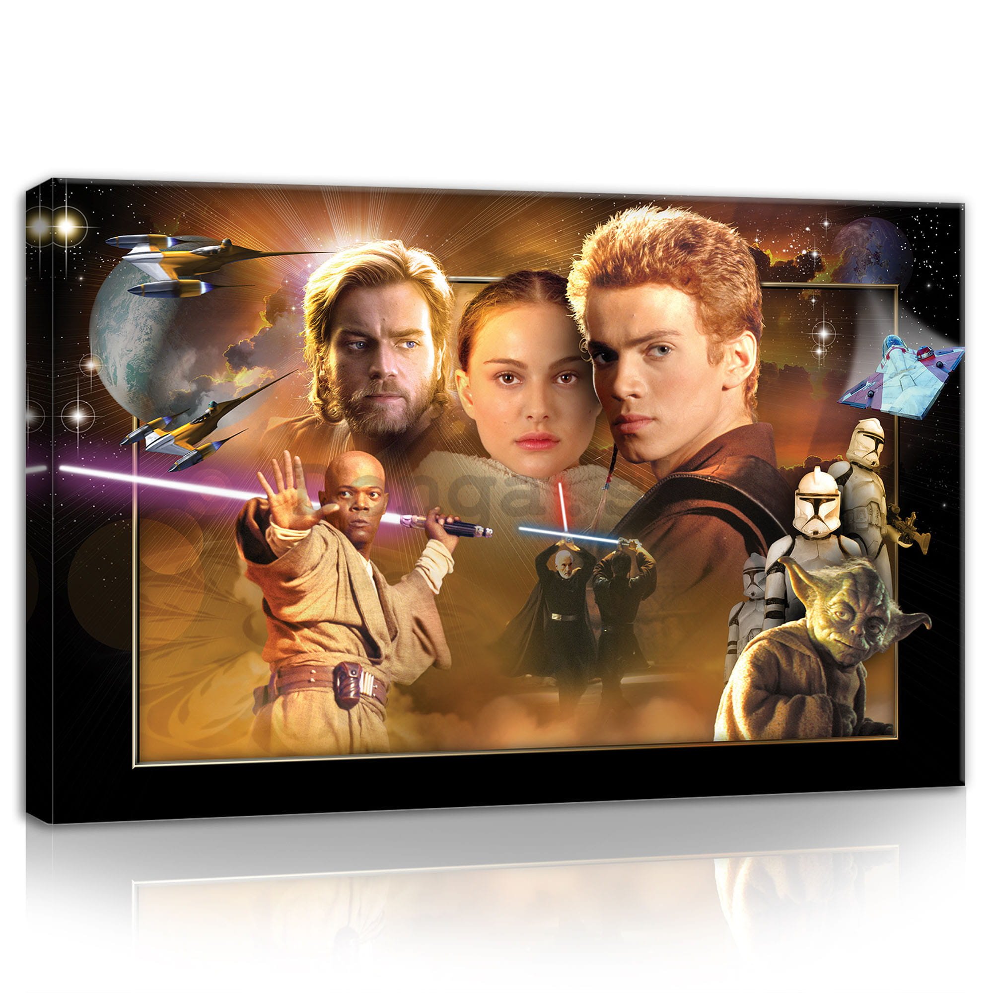 Obraz na plátne: Star Wars Attack of the Clones (2) - 60x40 cm