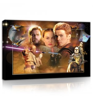 Obraz na plátne: Star Wars Attack of the Clones (2) - 60x40 cm