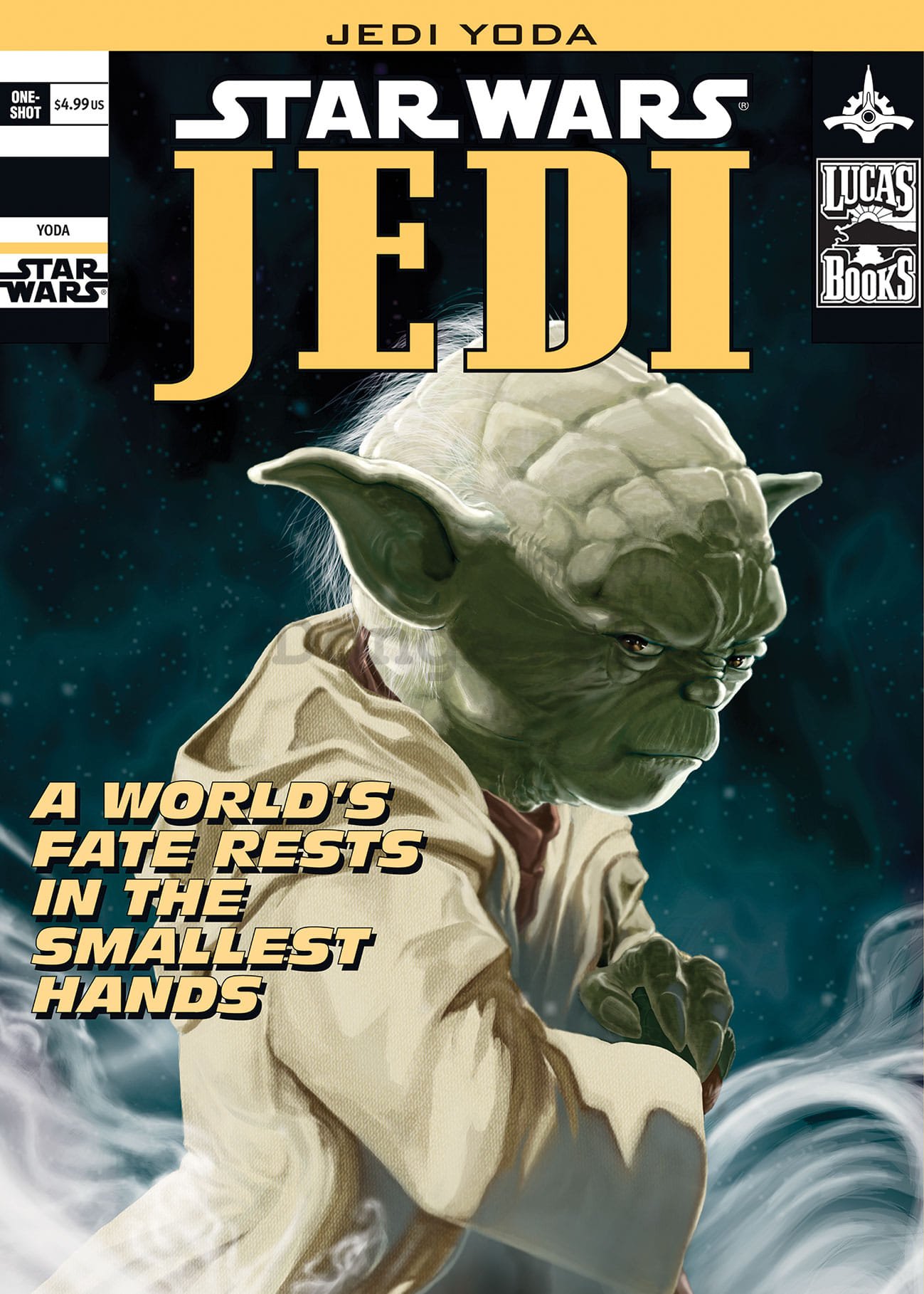 Obraz na plátne: Star Wars Jedi Yoda - 50x70 cm