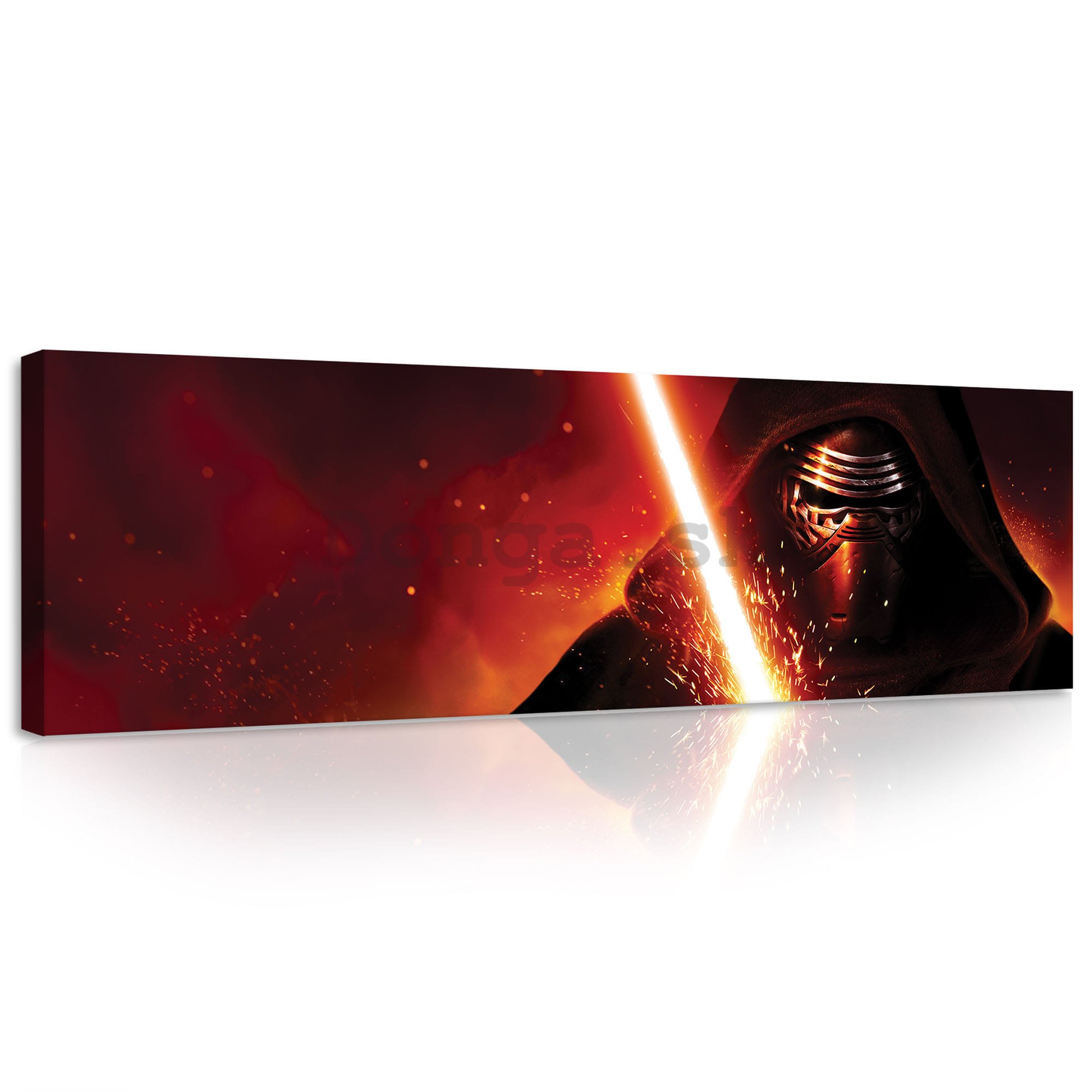 Obraz na plátne: Star Wars Kylo Ren's Lightsaber - 145x45 cm