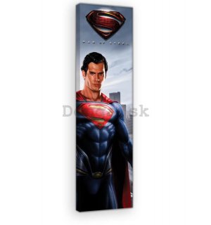 Obraz na plátne: Superman Man of Steel - 45x145 cm