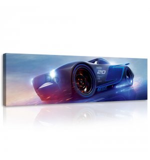 Obraz na plátne: Autá, Cars (Lightning McQueen) - 145x45 cm
