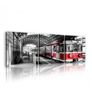 Obraz na plátne: Staré metro (farebné) - set 3ks 25x25cm