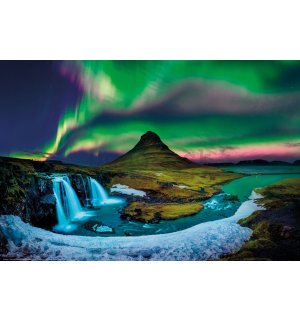 Plagát: Aurora na Islande