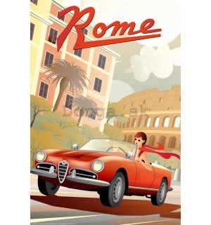 Plagát: Rome (Art Deco)