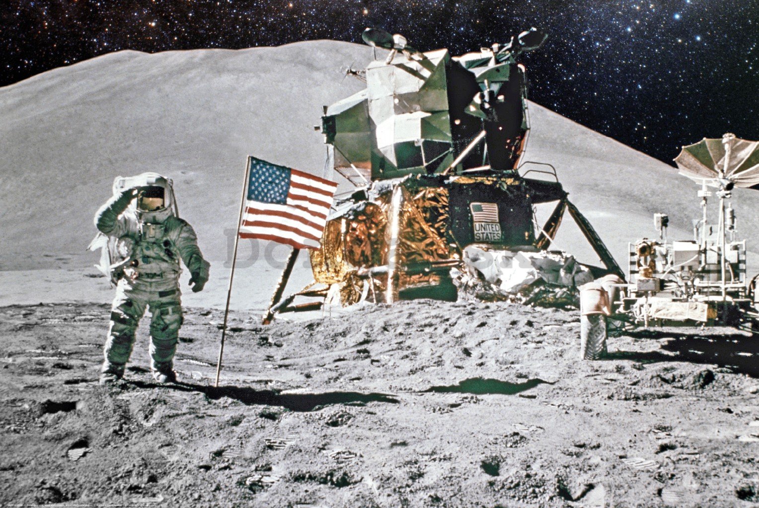 Plagát: Pristátie na mesiaci (Apollo 11)