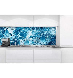 Samolepiaca umývateľná tapeta za kuchynskú linku - Perlivá voda, 180x60 cm