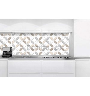 Samolepiaca umývateľná tapeta za kuchynskú linku - Farebný vzor, 180x60 cm