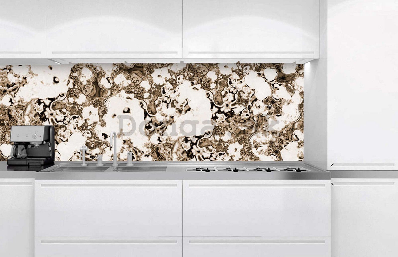 Samolepiaca umývateľná tapeta za kuchynskú linku - Kamenný obklad, 180x60 cm