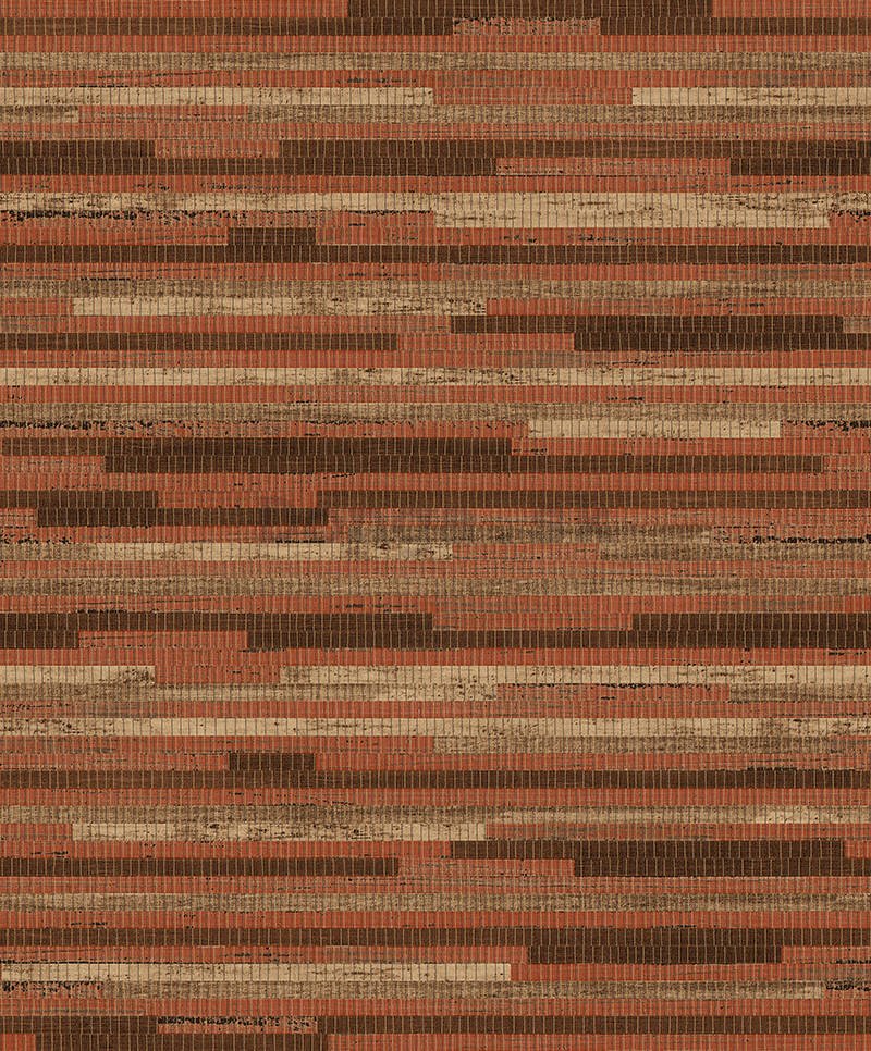 Vinylová tapeta drevené obklady hnedo-oranžové