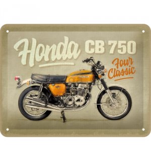 Plechová ceduľa:Honda MC CB750 Four Classic - 20x15 cm