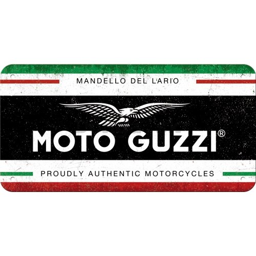 Závesná ceduľa: Moto Guzzi (Italian Motorcycles) - 20x10 cm