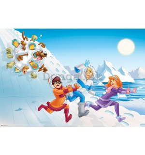 Fototapeta: Scooby-Doo (snehová guľa) - 368x254 cm