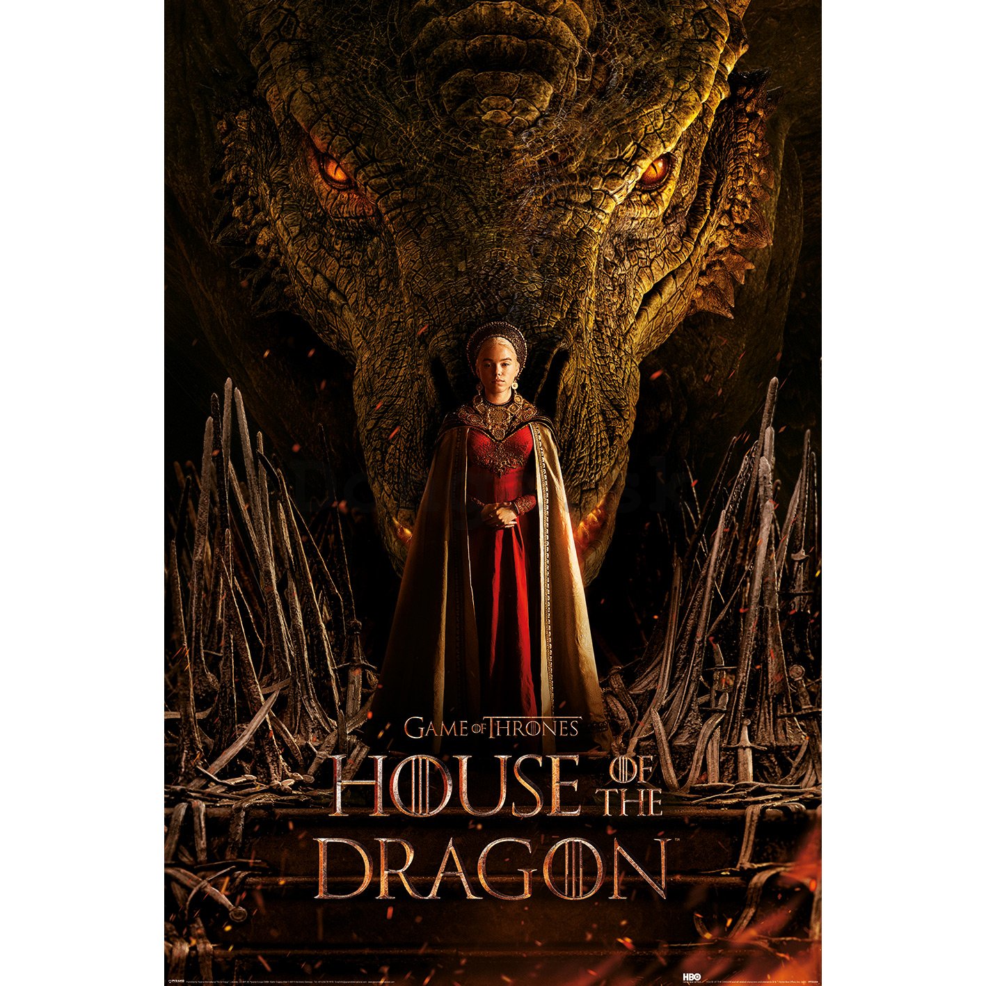 Plagát - House of the Dragon (Dragon Throne)