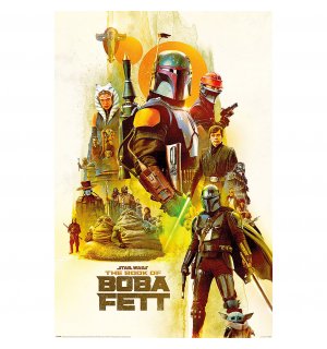 Plagát - Star Wars The book of Boba Fett
