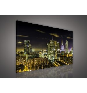 Obraz na plátne: Nočné mesto (3) - 75x100 cm
