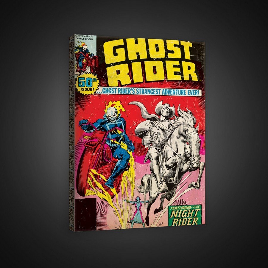 Obraz na plátne: Ghost Rider (comics) - 75x100 cm