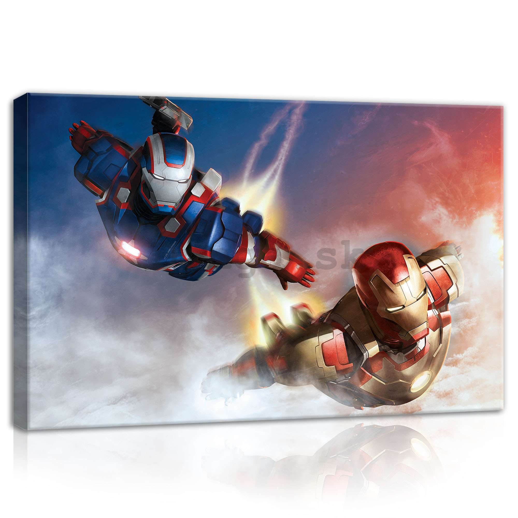 Obraz na plátne: Iron Man & War Machine - 60x40 cm