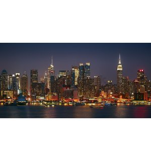 Fototapeta vliesová: Polnočný New York - 368x184 cm