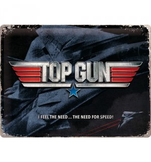 Plechová ceduľa: Top Gun The Need for Speed - 40x30 cm