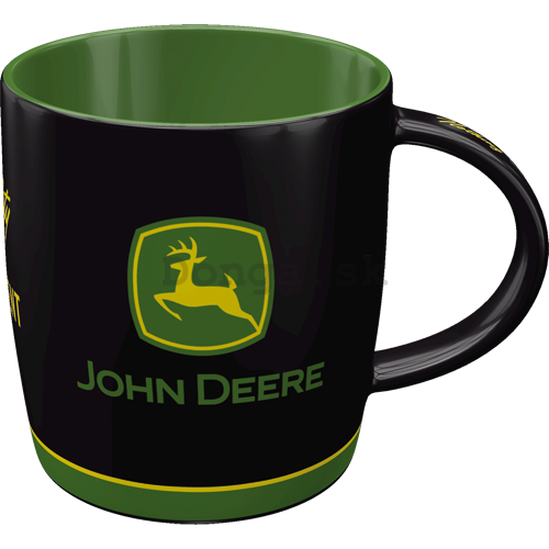 Hrnček - John Deere Logo Black
