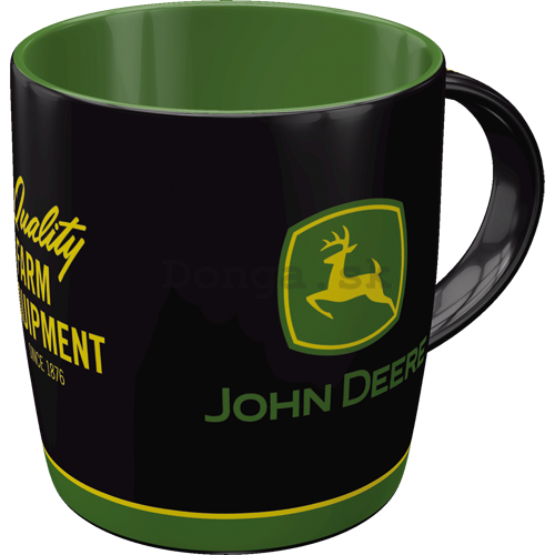 Hrnček - John Deere Logo Black