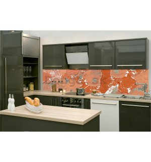 Samolepiaca umývateľná tapeta za kuchynskú linku - Rozpad textury, 260x60 cm
