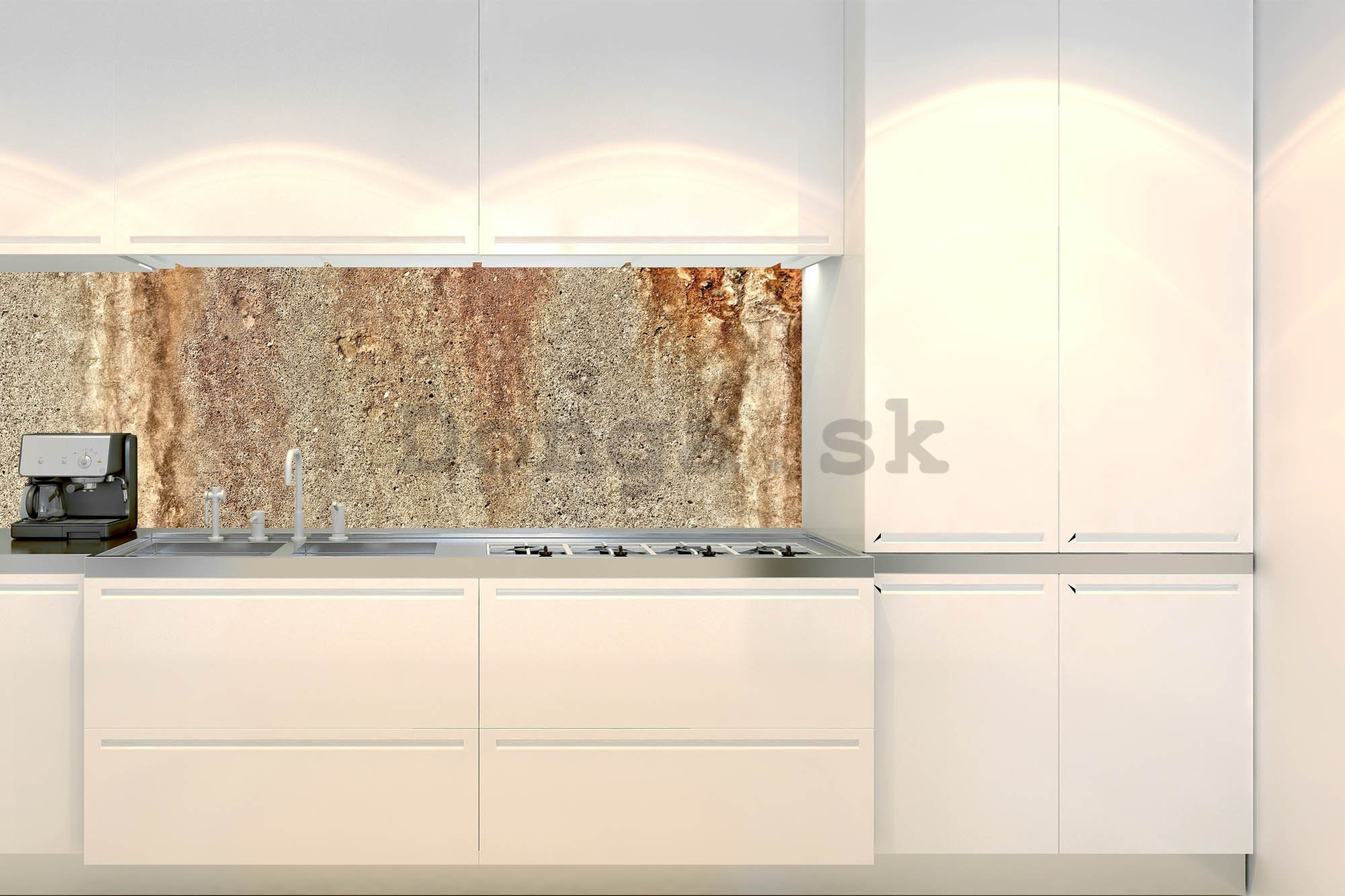 Samolepiaca umývateľná tapeta za kuchynskú linku - Piesočný dekor, 180x60 cm